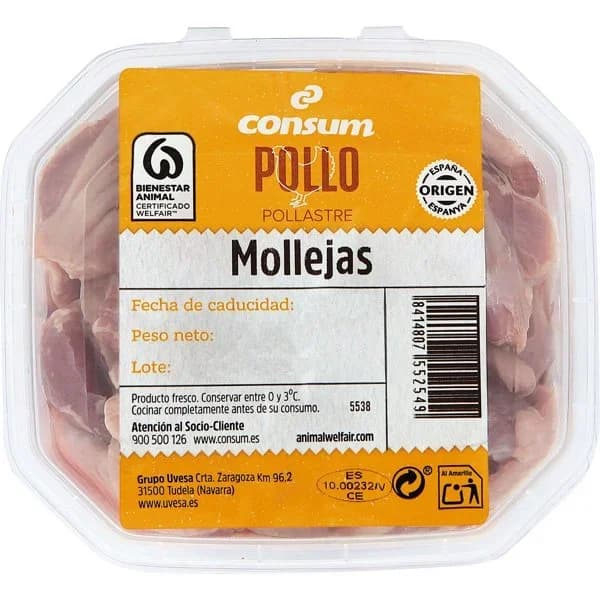 Mollejas de Pollo - 0.3 kg - Imagen del producto en Findit