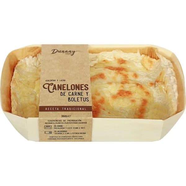 Canelones de Carne con Boletus - 0.35 kg - Imagen del producto en Findit