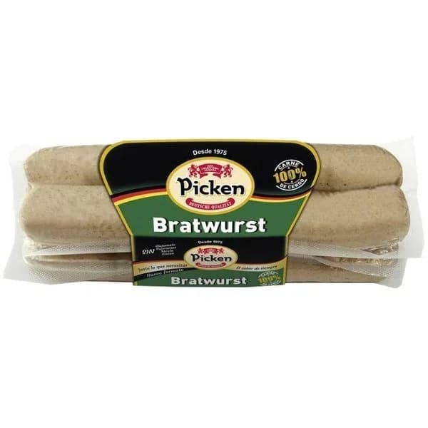 Salchicha Bratwurst PICKEN, sobre 300 g - 0.3 kg - Imagen del producto en Findit