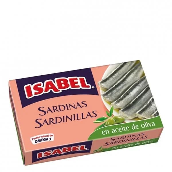 Sardinilla en aceite de Oliva ISABEL, lata 57 g - 0.06 kg - Imagen del producto en Findit