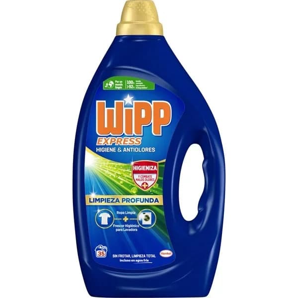 Detergente Líquido Higiene&Antiolores - 34.83 ud - Imagen del producto en Findit