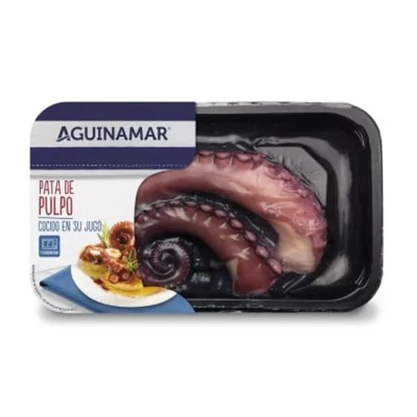 Pata de pulpo AGUINAMAR, bandeja 200 g - 0.2 kg - Imagen del producto en Findit