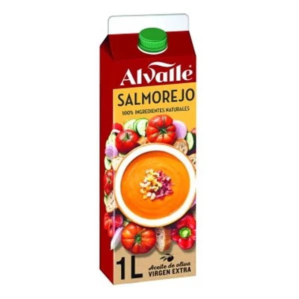 Salmorejo ALVALLE, brik 1 litro - 1 l - Imagen del producto en Findit