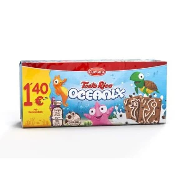 Tosta rica oceanix 1,4e CUETARA, caja 160 g - 0.16 kg - Imagen del producto en Findit