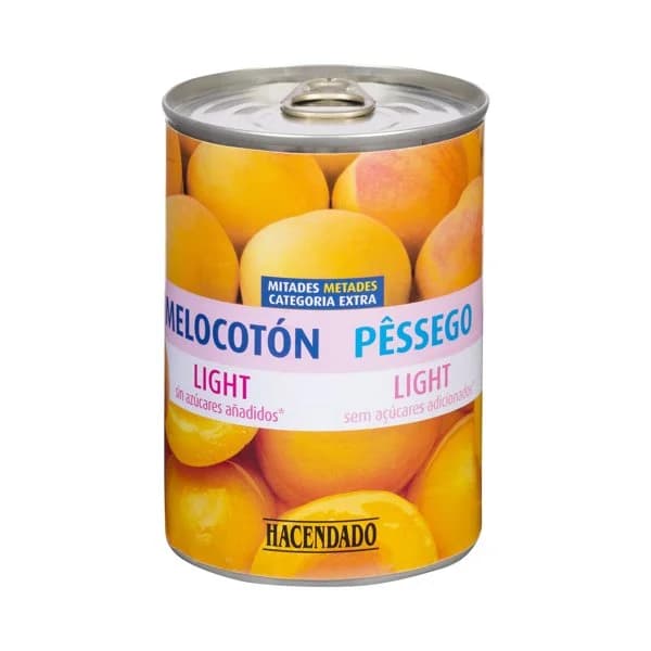 Melocotón light Hacendado sin azúcares añadidos - 0.24 kg - Imagen del producto en Findit
