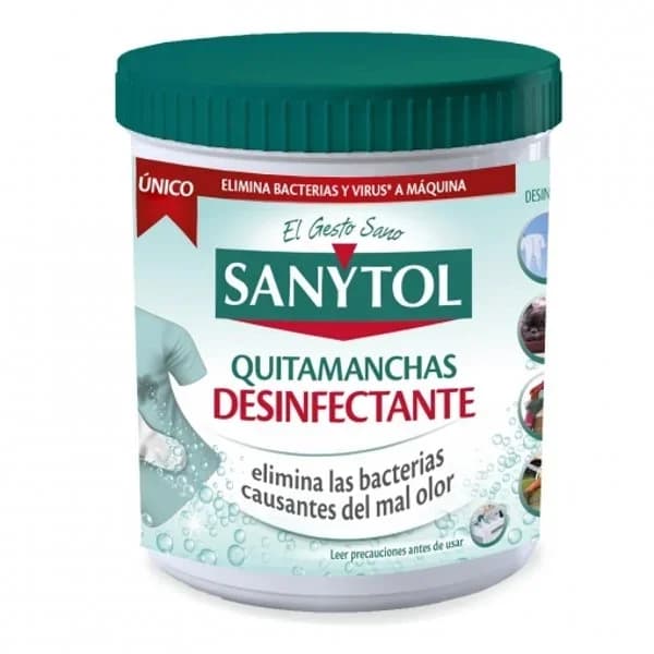 Quitamanchas desinfectante en polvo Sanytol 450 g. - 0.45 kg - Imagen del producto en Findit