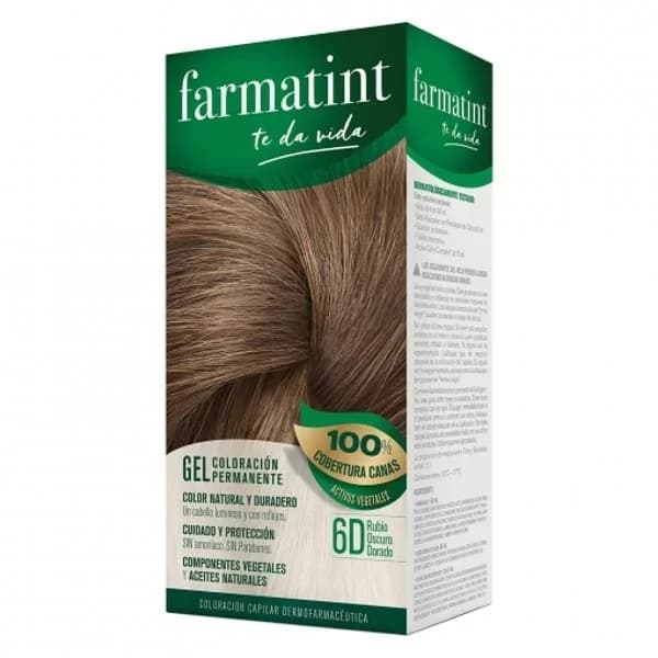 Tinte Classic 6D Rubio Oscuro Dorado Farmatint 1 ud. - 1 ud - Imagen del producto en Findit