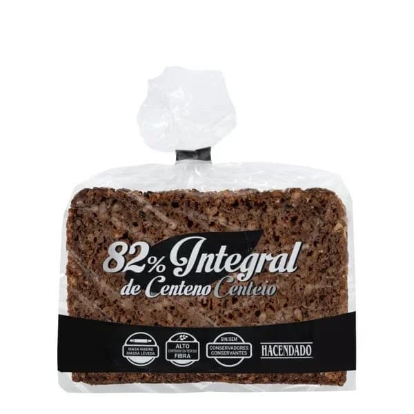Pan 82% integral de centeno Hacendado - 1 ud - Imagen del producto en Findit