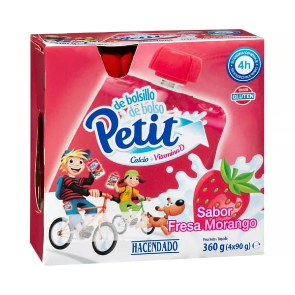 Petit de bolsillo de fresa Hacendado - 0.36 kg - Imagen del producto en Findit