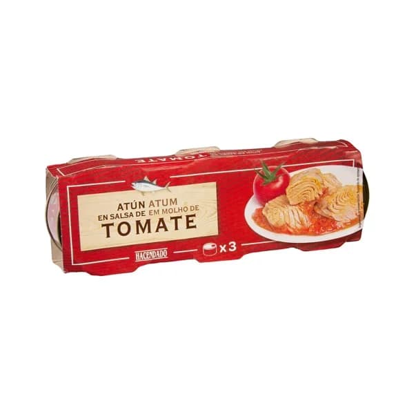 Atún en salsa de tomate Hacendado - 0.16 kg - Imagen del producto en Findit