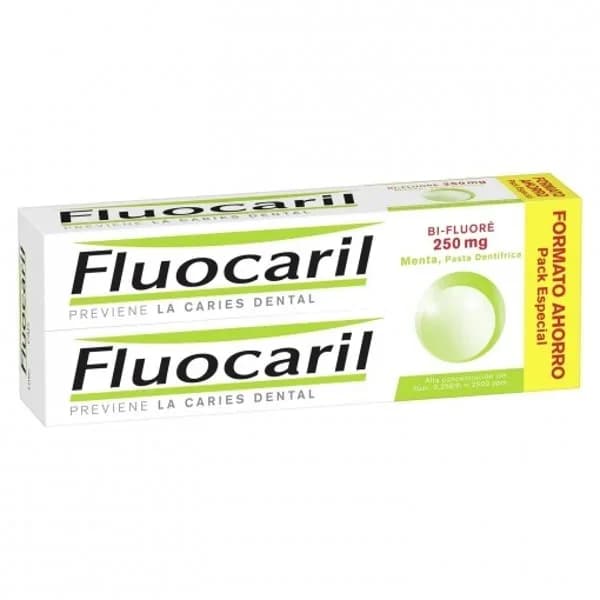 Dentífrico bi-fluo FLUOCARIL, pack 2x125 ml - 0.25 l - Imagen del producto en Findit