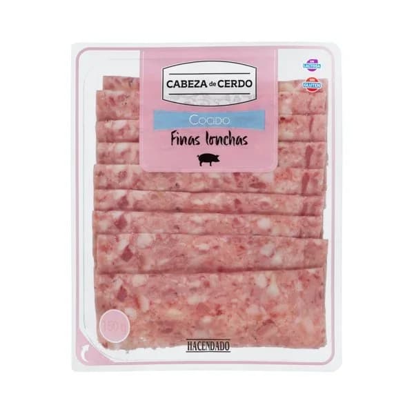 Cabeza de cerdo finas lonchas Hacendado - 0.15 kg - Imagen del producto en Findit