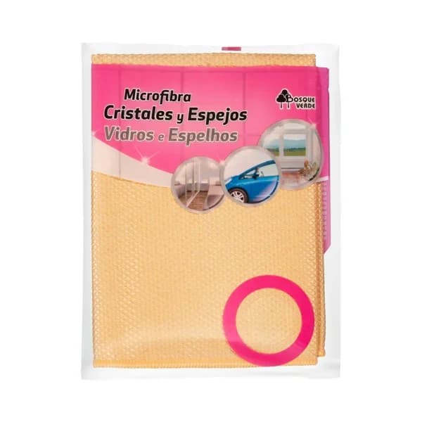 Bayeta cristales y espejos Bosque Verde microfibra - 1 ud - Imagen del producto en Findit