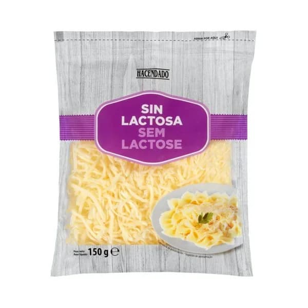 Queso rallado sin lactosa Hacendado - 1 ud - Imagen del producto en Findit