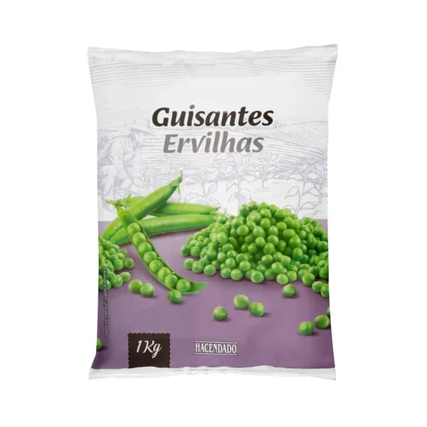 Guisante fino Hacendado ultracongelado - 1 kg - Imagen del producto en Findit