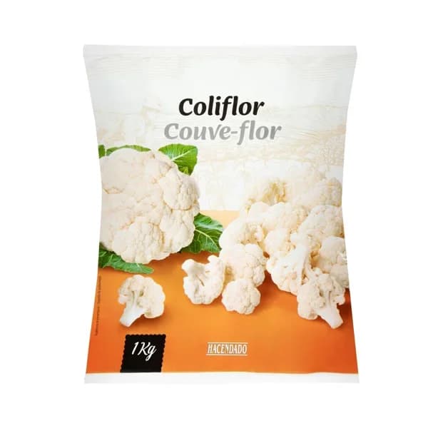 Coliflor Hacendado ultracongelada - 1 kg - Imagen del producto en Findit