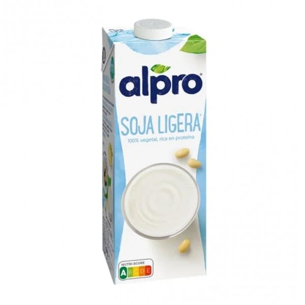 Bebida Vegetal de Soja Ligera 1L - 0.89 ud - Imagen del producto en Findit