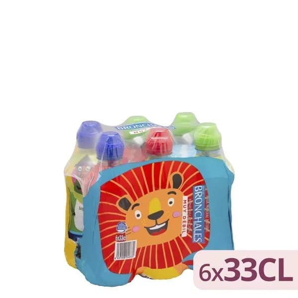 Agua mineral pequeña Bronchales tapón infantil - 1 ud - Imagen del producto en Findit