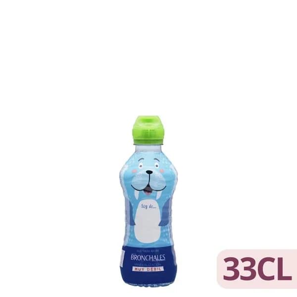 Agua mineral pequeña Bronchales tapón infantil - 1 ud - Imagen del producto en Findit