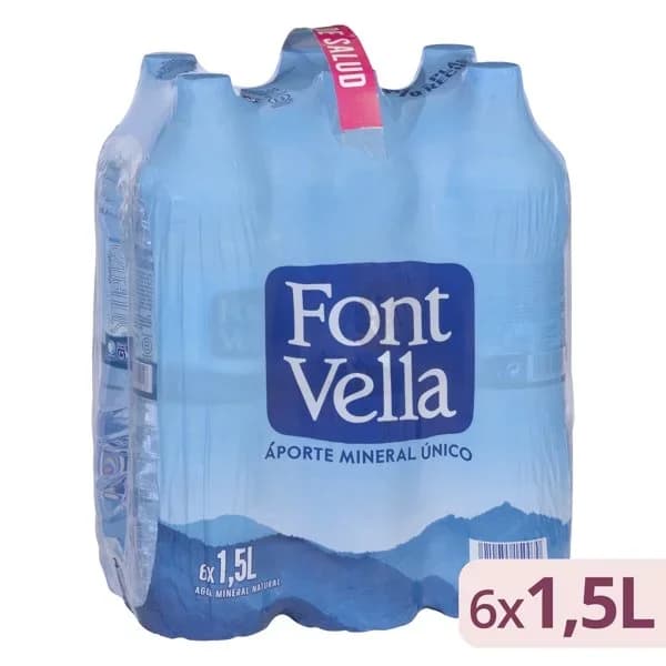 Agua mineral grande Font Vella - 9 l - Imagen del producto en Findit