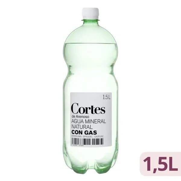 Agua mineral con gas grande Cortes - 1 ud - Imagen del producto en Findit