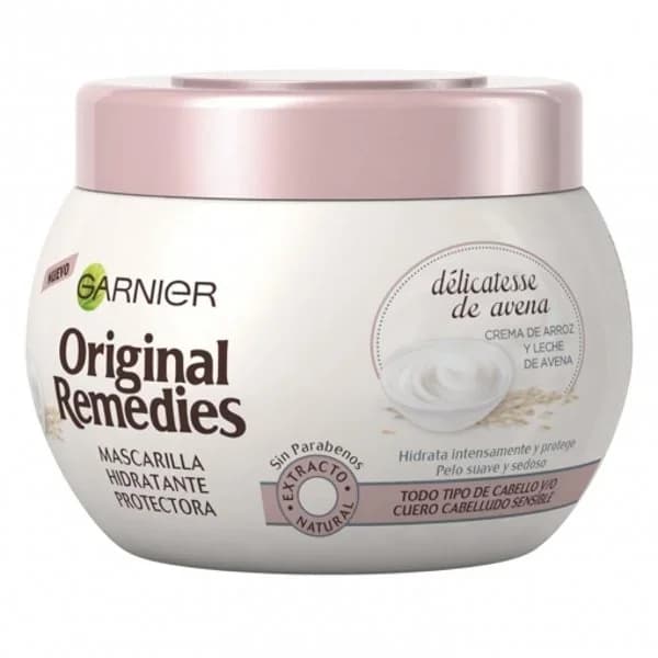 Mascarilla délicatesse todo tipo de cabello Original Remedies frasco 300 ml - 0.34 l - Imagen del producto en Findit