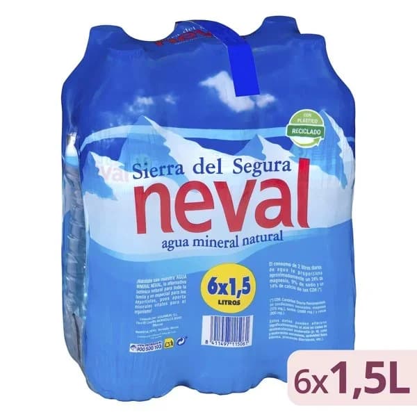 Agua mineral grande Neval - 1 ud - Imagen del producto en Findit