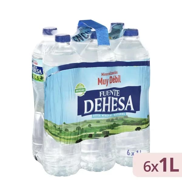 Agua mineral mediana Fuente Dehesa - 6 l - Imagen del producto en Findit
