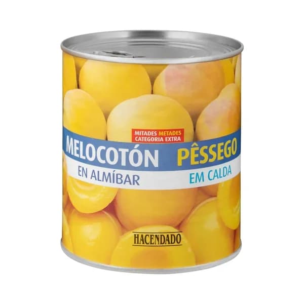 Melocotón en almíbar Hacendado - 0.48 kg - Imagen del producto en Findit