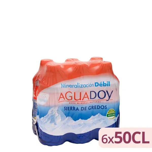 Agua mineral pequeña Aguadoy - 3 l - Imagen del producto en Findit