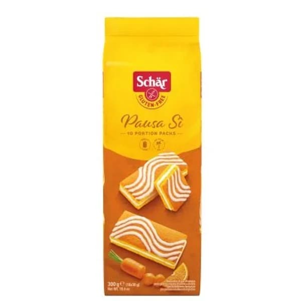 Bizcochito de naranja sin gluten SCHAR, paquete 300 g - 0.3 kg - Imagen del producto en Findit