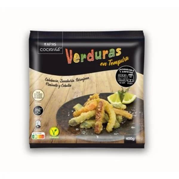 Verduras en tempura 400 g - 0.4 kg - Imagen del producto en Findit