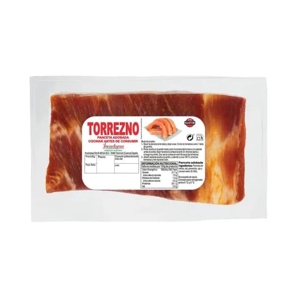 Panceta adobada torrezno - 0.4 kg - Imagen del producto en Findit