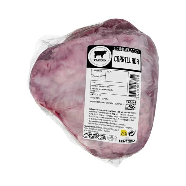 Carrillada de vacuno congelado - 0.47 kg - Imagen del producto en Findit