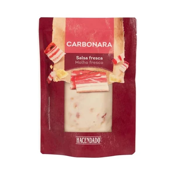 Salsa fresca Carbonara Hacendado - 0.2 kg - Imagen del producto en Findit