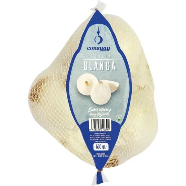 Cebolla Blanca Malla - 0.5 kg - Imagen del producto en Findit