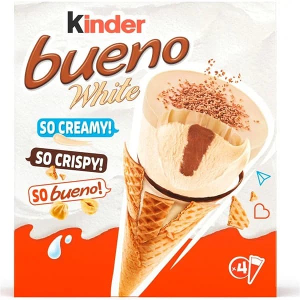 Cono Kinder Bueno White - 0.25 kg - Imagen del producto en Findit