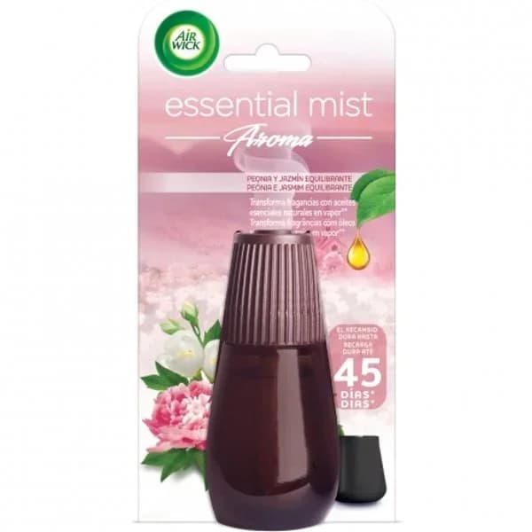 Ambientador difusor aroma peonia y jazmín equilibrante Essential Mist recambio Air Wick 1 ud. - 1 ud - Imagen del producto en Findit