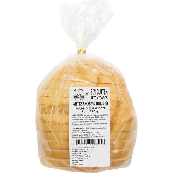 Pan Payés sin Gluten - 0.25 kg - Imagen del producto en Findit