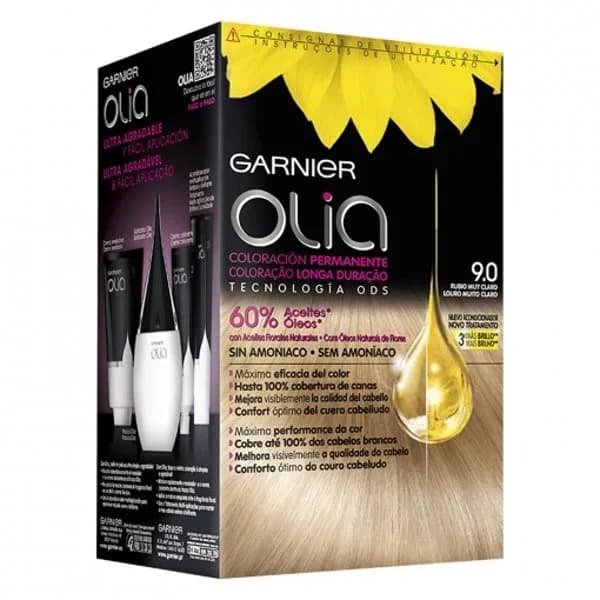 Tinte rubio muy claro N.9 OLIA, caja 1 ud - 1 ud - Imagen del producto en Findit