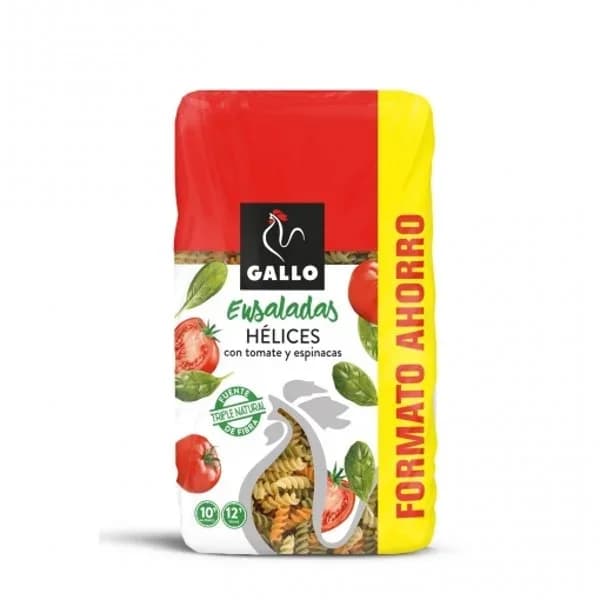Hélices vegetales de tomate y espinaca Gallo 675 g. - 0.68 kg - Imagen del producto en Findit