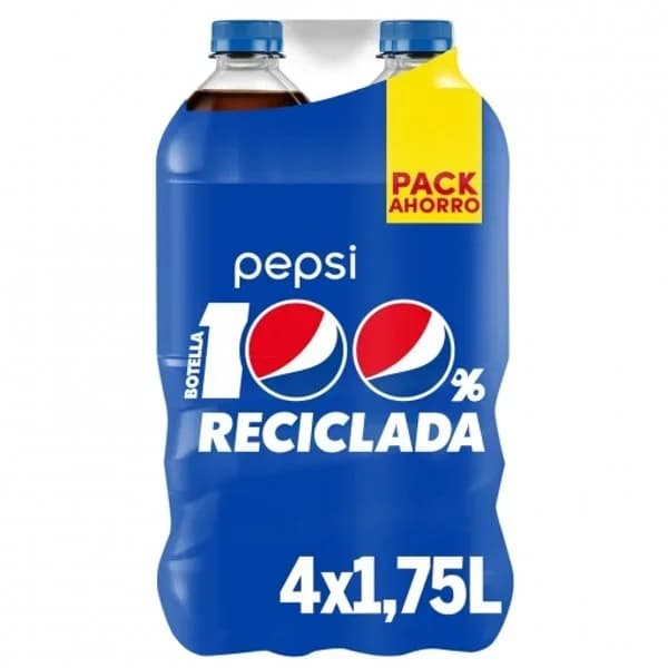 Pepsi pack de 4 botellas de 1,75 l. - 6.96 l - Imagen del producto en Findit