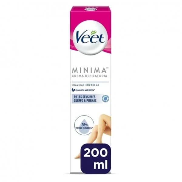 Crema depilatoria piel sensible Veet tubo 200 ml - 0.2 l - Imagen del producto en Findit