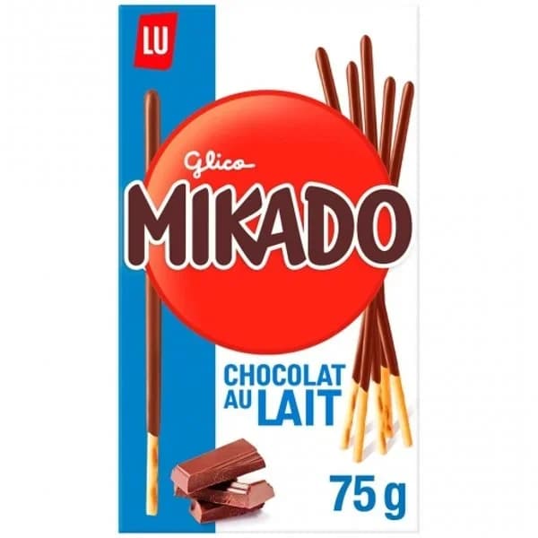 Galleta Mikado Chocolate con Leche 75G - 0.08 kg - Imagen del producto en Findit