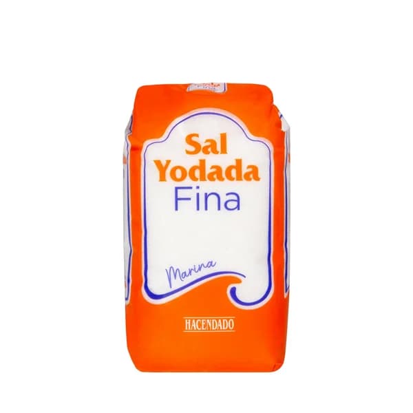 Sal yodada fina Hacendado - 1 kg - Imagen del producto en Findit
