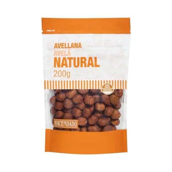 Avellana natural Hacendado - 0.2 kg - Imagen del producto en Findit