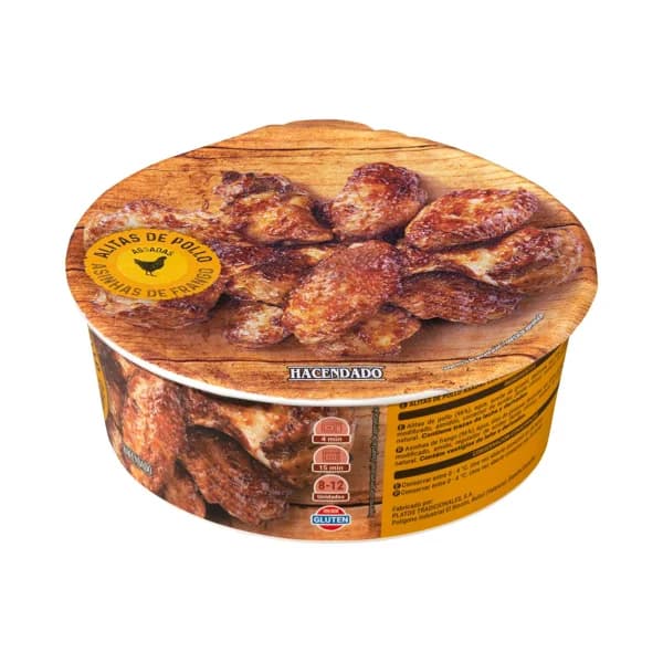 Alitas de pollo asadas Hacendado - 0.5 kg - Imagen del producto en Findit