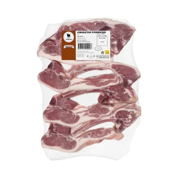 Chuletas de cordero palo o riñonada congeladas - 1 ud - Imagen del producto en Findit