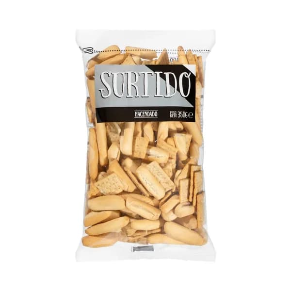 Surtido de picos  colines y regañás con sésamo Hacendado - 0.35 kg - Imagen del producto en Findit