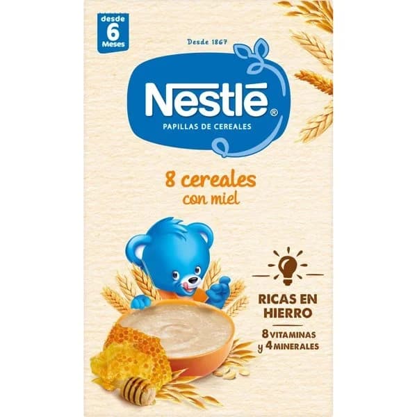 Papilla 8 Cereales Miel - 0.48 kg - Imagen del producto en Findit